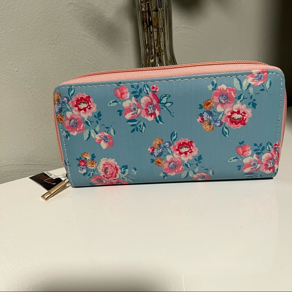 BIJORCA ZIP AROUND FLORAL WALLET